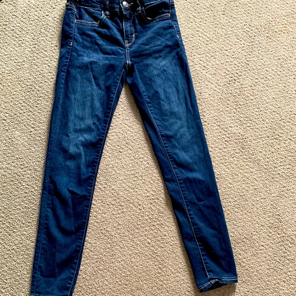 Blue skinny jeans in amazing condition